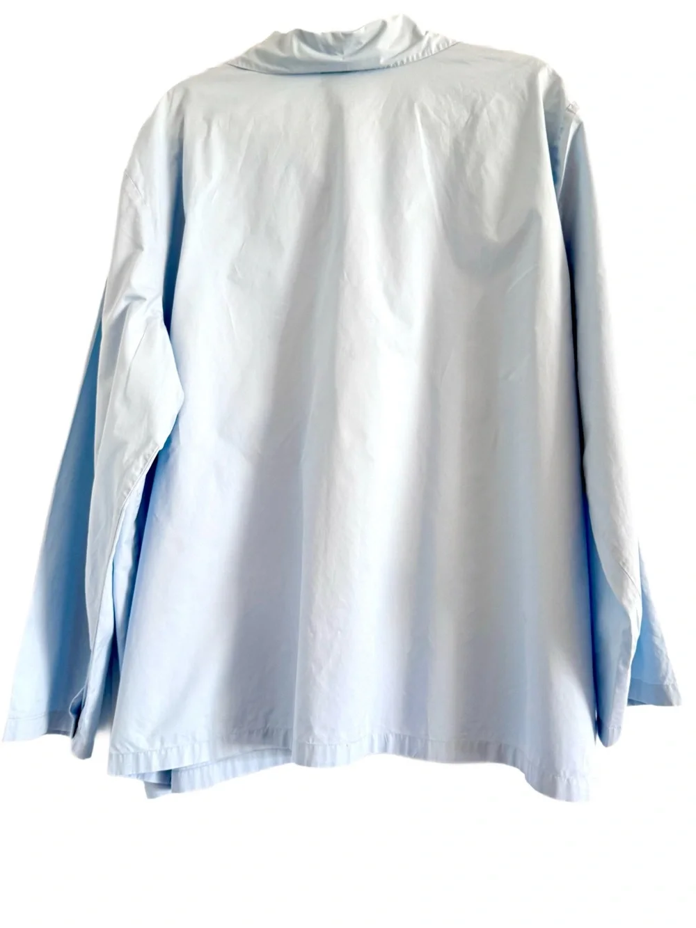 Eileen Fisher Pale Blue Button-Down Shirt 3X - Picture 5 of 6
